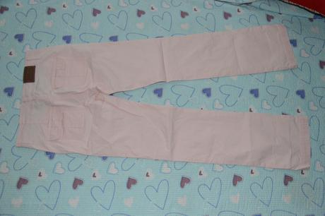 Letní plátěné kalhoty, barva sv. růžová, zara,152