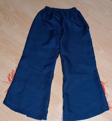 Karnevalové kalhoty šerif, indián, kovboj..., 