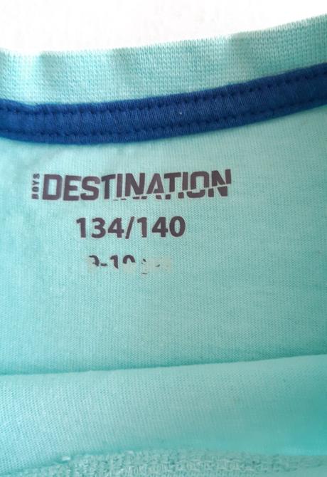 Světle tyrkysové tričko 134-140, 140