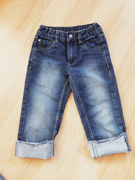 Džínové šortky kraťasy zn. c&a, modré, vel. 110, c&a,110