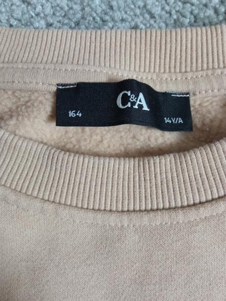 Teplejší mikina, c&a,164