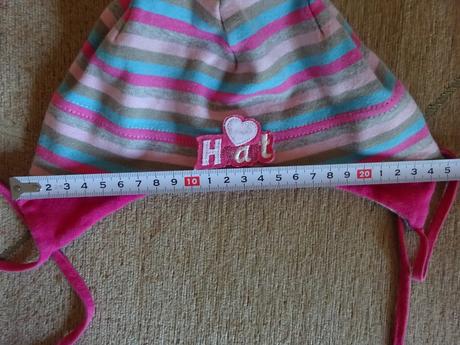 Bavlněná čepice s proužky, vel. 86, 86