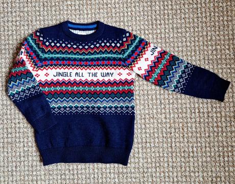 Zimní svetr f&f - vel. 122/128 (134) - top stav, f&f,128