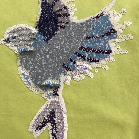 Yigga tricko s volanky menivy obrazek ptacka 134/1, yigga,134