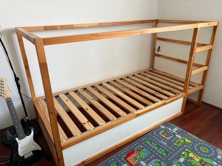 Ikea kura dětská postel se stanem, šířka (cm): 90,délka (cm): 200