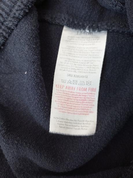 Tepláky little kids 128, 128