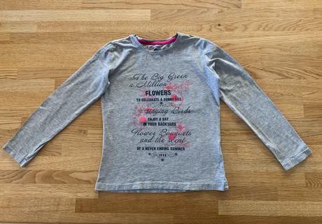 Triko & tričko šedé tcm vel. 122/128, tcm,122