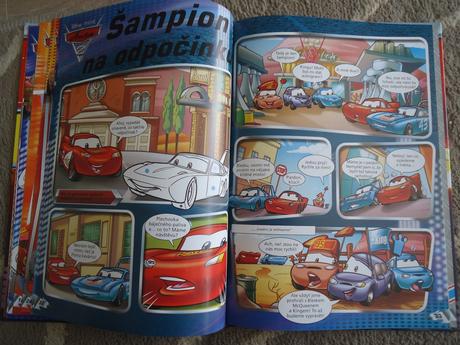 3 knížky cars,