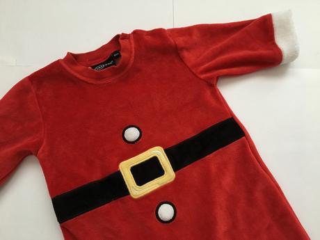 Sametový santa overal -v.62 (3/6 měs.), 62