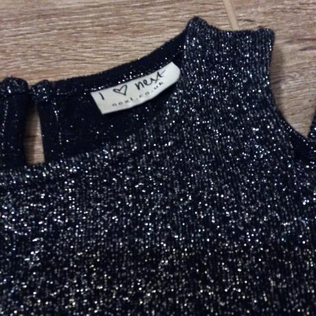 Třpytkaté šaty next, next,110