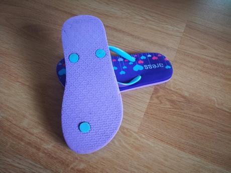 Žabky pantofle zn. aress, fialové, vel. 30/19,5 cm, 30