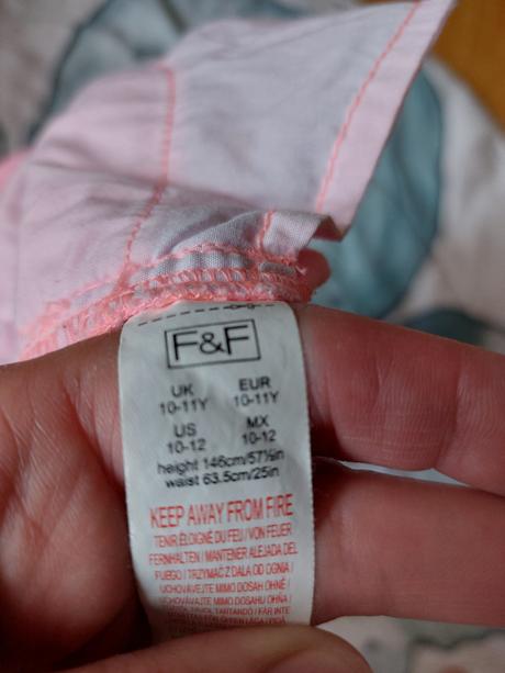 Džínové kraťasy neon, f&f,146