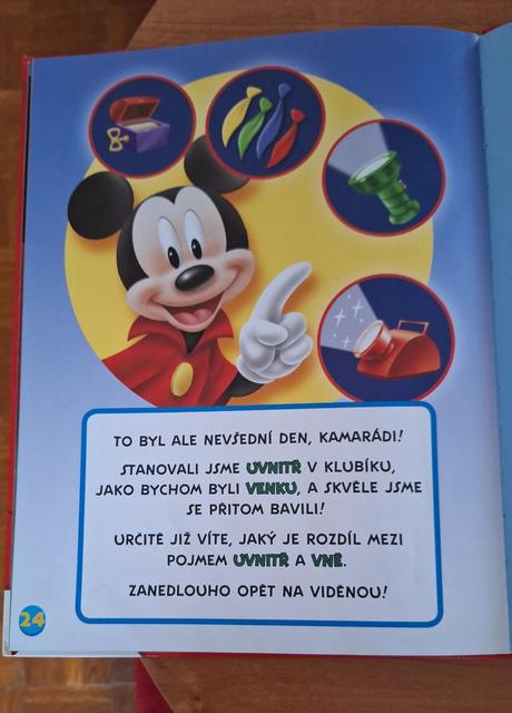Knížka pro děti mickeyho klubik, 