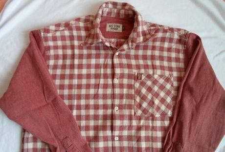 Košile - červeno-bílá, xl