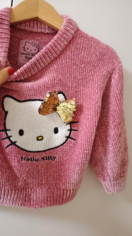 Nádherný svetřík hello kitty značky c&a vel.98, c&a,98