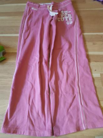 Růžové tepláky next 140, next,140