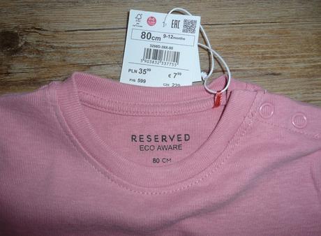 Tričko reserved, reserved,80