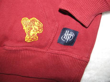 Bavlněná mikina s kapucí harry potter gryffindor, marks & spencer,122