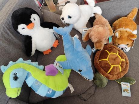 Plyšáci.s visačkou.cena za kus, 