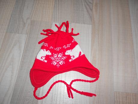 Zimní čepička - ušanka, 86