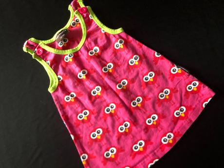 Bavlněné šaty se sovičkama, 68