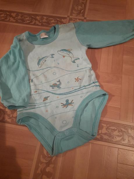 Klučičí body zvířátka a proužky vel. 74 - 80, h&m,74