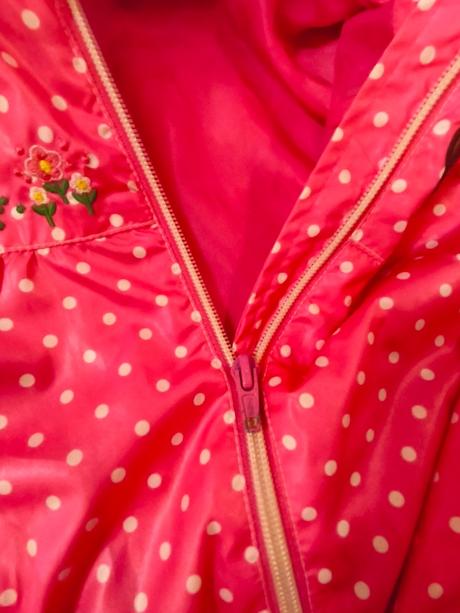 Puntíkatá jarní bunda h&m, h&m,128