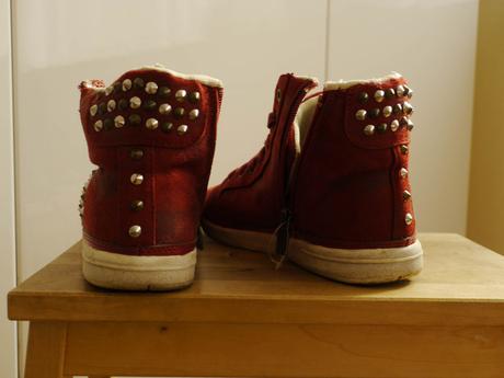 Vyteplene  boty se cvockami vel.37 peckott denim, 37