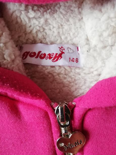 Mikina dívčí,teplá vel. 146., 146