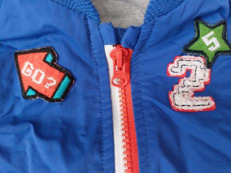 Bunda jaro/podzim nášivky, f&f,74