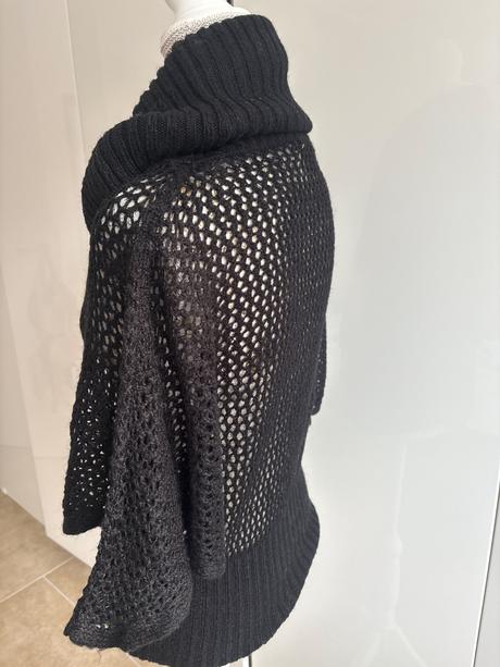 Netopýří rukáv svetr clockhouse xs, černý, clockhouse,xs