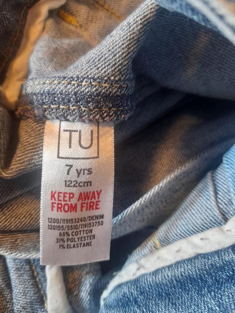 Riflová sukně tu, vel. 122, tu,122