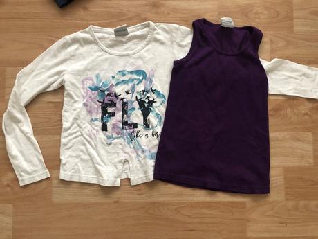 2 in 1 top+ tricko dlouhy rukav 134-140 yigga, yigga,134