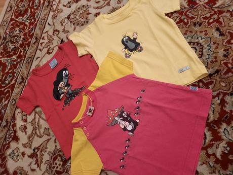 3x tričko s krtečkem, 98