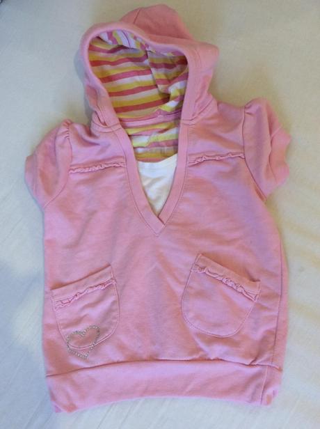 Komplet mikinkové vesty a šortek-kraťasů, 98