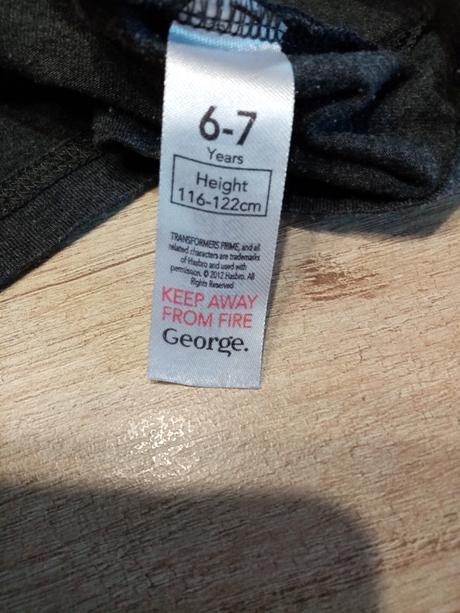 Triko dlouhý rukáv transformers vel. 116/122, 116