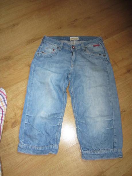 Bezva džínové, riflové kraťasy ke kolenům lee, lee,152