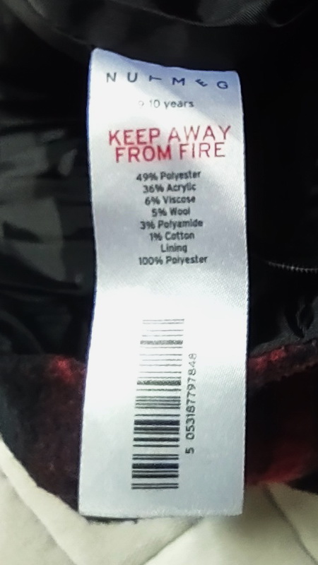 Teplé kraťasy kárované, nutmeg,140