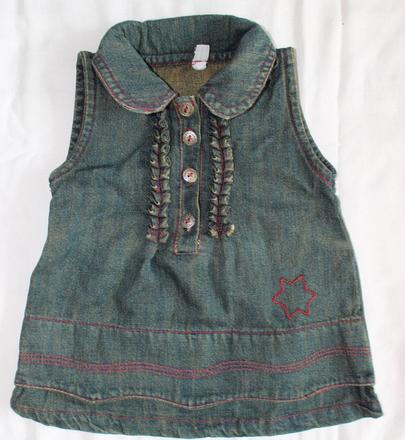 Ao164. riflové šaty s hvězdou, 68