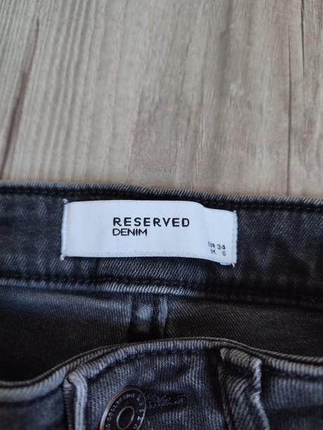 Černé džíny reserved, velikost 34, reserved,34