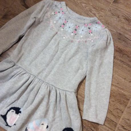 Teplé svetříkové šaty s ptáčky, tu,110