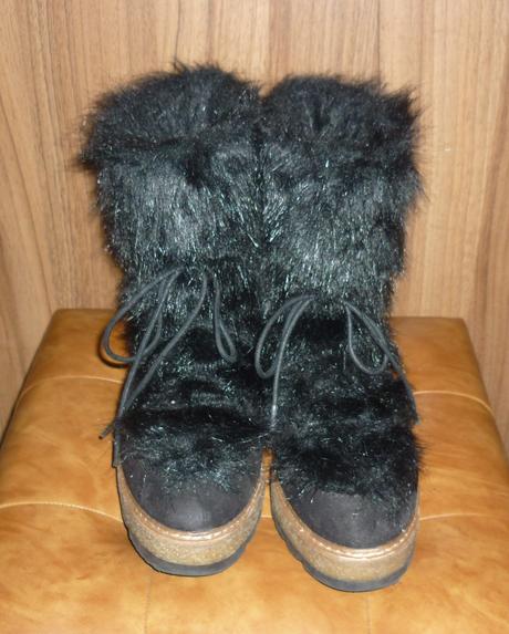 Černé dámské zimní boty tamaris, tamaris,39