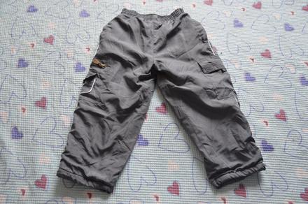 Oteplené kalhoty, šusťáky, oteplováky oteplovačky, 104