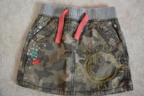 Maskáčové sukýnky pro dvojčata, next,98