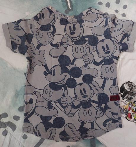 2x tričko mickey mouse, disney,80