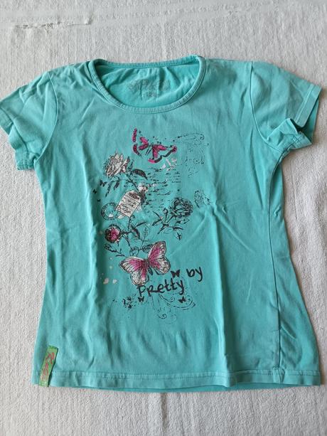 Dívčí tričko krátký rukáv, 128