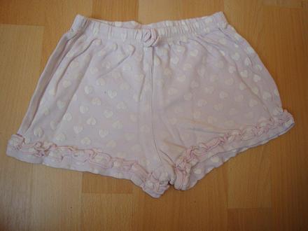 Kraťasy pro holčičky se srdíčky, bambini,86