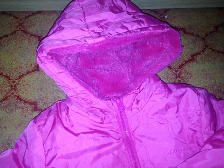 Dívčí růžová bunda, 104