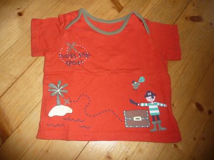 Pirátské tričko, marks & spencer,74