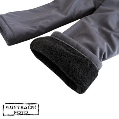 Zimní kalhoty s medvídkovou podšívkou, 80 - 152